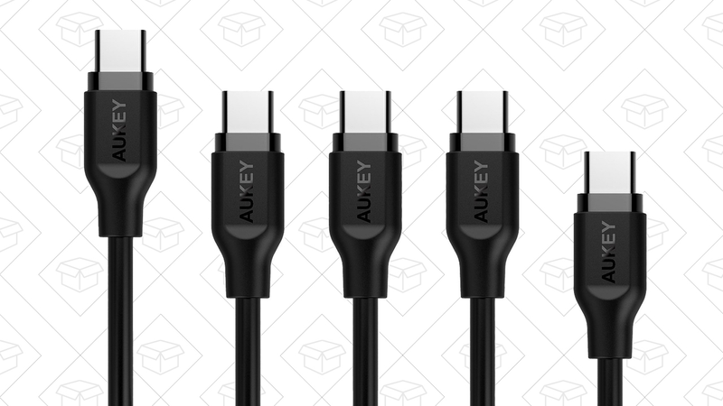 Aukey USB-C to USB-A 5-Pack, $14 with code AUKEYCB2